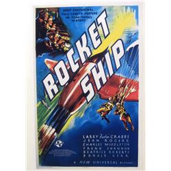 "ROCKET SHIP" MOVIE POSTER PRINT