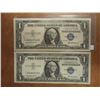 Image 1 : 2-1957 $1 SILVER CERTIFICATES STAR NOTES