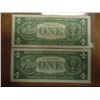 Image 2 : 2-1957 $1 SILVER CERTIFICATES STAR NOTES