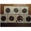 Image 1 : 1901,03,06,09,13,16 & 17 CANADA LARGE CENTS 7 COINS