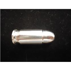 1 TROY OZ .999 FINE SILVER .45 ACP CALIBER BULLET