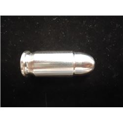 1 TROY OZ .999 FINE SILVER .45 ACP CALIBER BULLET