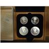 Image 1 : 1975 CANADA 4 COIN PROOF OLYMPIC SET CONTAINS: 2-$5 AND 2-$10 COINS, ORIGINAL ROYAL CANADIAN MINT PA