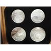 Image 2 : 1975 CANADA 4 COIN PROOF OLYMPIC SET CONTAINS: 2-$5 AND 2-$10 COINS, ORIGINAL ROYAL CANADIAN MINT PA