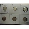 Image 1 : 6 ASSORTED SILVER ROOSEVELT DIMES