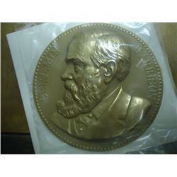 US MINT LIST MEDAL #123 BENJAMIN HARRISON INAUGURATED PRESIDENT OF THE UNITED STATES MARCH 4, 1889. 