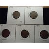 Image 1 : 1901,02,03,06 & 1907 INDIAN HEAD CENTS