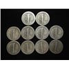 Image 2 : 10 ASSORTED 1920'S MERCURY DIMES