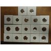 Image 2 : 17 ASSORTED 1910-1929 LINCOLN CENTS