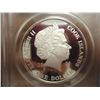 Image 2 : 2005 COOK ISLANDS "ANGKORVAT" SILVER $ PCGS PR67 DCAM