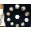 Image 2 : 1984 BERMUDA 11 COIN 25 CENT SILVER PROOF SET COMMEMORATING THE 375TH ANNIVERSARY OF THE SETTLEMENT 