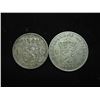 Image 2 : NETHERLANDS SILVER COINS 1956 & 1964 GULDENS 1956 IS NETHERLANDS AND THE 1964 IS NETHERLANDS ANTILLE