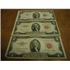 Image 1 : 1953,53-A & 53-B $2 RED SEAL US NOTES