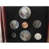 Image 2 : 1867-1967 CANADA CONFEDERATION SET SILVER INCLUDES CONFEDERATION MEDAL, COINS ARE TONING, ORIGINAL R