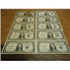 Image 1 : 10 ASSORTED 1935 $1 SILVER CERTIFICATES 1 IS TAPED
