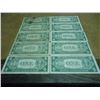 Image 2 : 10 ASSORTED 1935 $1 SILVER CERTIFICATES 1 IS TAPED