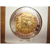 Image 2 : .999 FINE SILVER GOLD PLATED ROUND 1ST COLORADO GOLD RUSH 1858