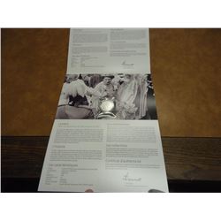 2012 CANADA $20 SILVER SPECIMEN 60TH ANNIVERSARY OF HER MAJESTY'S DIAMOND JUBILEE, ORIGINAL ROYAL CA