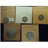 Image 1 : 5 ASSORTED TOKENS SEE DESCRIPTION NEW BRIGHTON TRANSPORTION TOKEN, WILMINGTON & PHILADELPHIA TRANSIT
