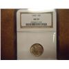 Image 1 : 1943 MERCURY DIME NGC AU53