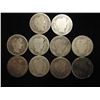 Image 1 : 10 ASSORTED BARBER DIMES