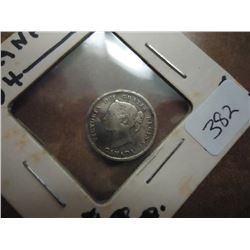 1894 CANADA SILVER 5 CENTS VERY GOOD RETAILS FOR $30.00