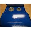 Image 1 : 1986 STATUE OF LIBERTY PROOF 2 COIN SET ORIGINAL US MINT PACKAGING