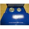 Image 2 : 1986 STATUE OF LIBERTY PROOF 2 COIN SET ORIGINAL US MINT PACKAGING