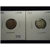 Image 1 : 1918 & 1919 GREAT BRITAIN SILVER 3 PENCE