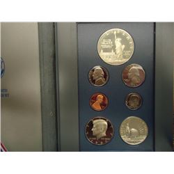 1986 US PRESTIGE PROOF SET STATUE OF LIBERTY ORIGINAL US MINT PACKAGING