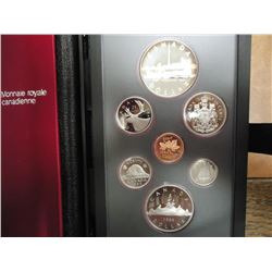 1984 CANADA DOUBLE DOLLAR PROOF SET TORONTO ORIGINAL ROYAL CANADIAN MINT PACKAGING
