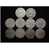 Image 2 : 10 ASSORTED BARBER DIMES