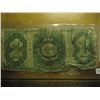Image 2 : 1891 LARGE SIZE US $1 SILVER CERTIFICATE TILLMAN / MORGAN SMALL RED SEAL