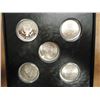 Image 2 : 2010-5 PIECE KENNEDY HALF DOLLAR SET (P&D UNC'S), (S & PROOF) AND (P & D SATIN FINISH)