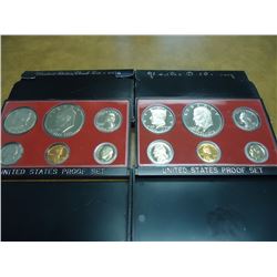 1975 & 1976 US PROOF SETS (WITH BOXES)