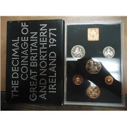 1971 GREAT BRITAIN AND NORTHERN IRELAND PROOF SET ORIGINAL ROYAL MINT PACKAGING