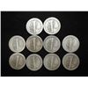 Image 2 : 10 ASSORTED 1920'S MERCURY DIMES