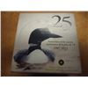 Image 3 : 1987-2012 $1 FINE SILVER COIN "25TH ANNIVERSARY OF THE LOONIE", ORIGINAL ROYAL CANADIAN MINT PACKAGI