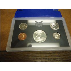 1969 US PROOF SET WITH BOX, 40% SILVER JFK HALF