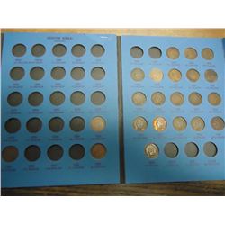 PARTIAL SET OF 22 INDIAN HEAD CENTS IN WHITMAN ALBUM