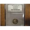 Image 1 : 1840 SEATED LIBERTY DIME WITH DRAPERY NCS AG DETAILS