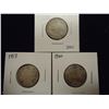 Image 1 : 1912,13 & 1920 CANADA SILVER 25 CENTS