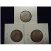 Image 2 : 1912,13 & 1920 CANADA SILVER 25 CENTS