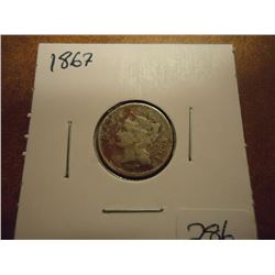 1867 THREE CENT PIECE (NICKEL)