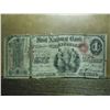 Image 2 : LARGE SIZE NATIONAL BANK NOTE KL #1088 FR#382 TYPE ORIG. DENOMINATION $1, SIGNATURE'S ARE ALLISON-SP