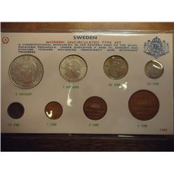 SWEDEN MODERN UNC TYPE SET