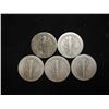 Image 2 : 5 ASSORTED TEEN'S MERCURY DIMES