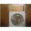 Image 1 : 1971-S IKE SILVER DOLLAR SGS MS70