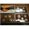 Image 2 : 2014 US PROOF SET (WITH BOX) 14 PIECES INCLUDES PRESIDENTIAL DOLLARS