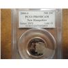 Image 1 : 2000-S NEW HAMPSHIRE QUARTER PCGS PR69 DCAM